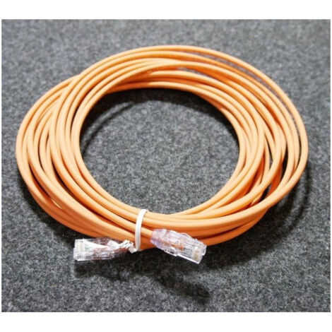Cordon câble reseau RJ45 orange UTP categorie 6A longueur 8m 28AWG PANDUIT