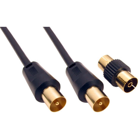 Cordon coaxial RF RS PRO Mâle, 2m ( Prix pour 1 )