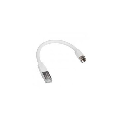 CORDON COAXIAL/RJ45 LONG 0,30M LEGRAND 413206