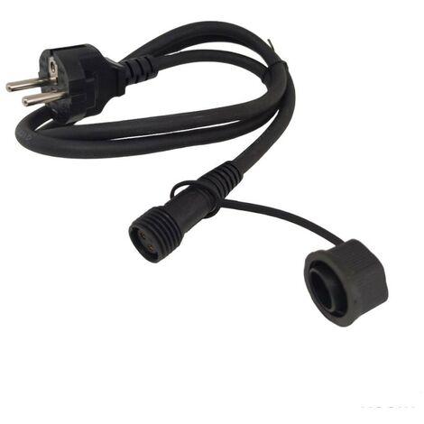 Cordon d'alimentation 1 mètre 230V EU avec connecteurs Femelle étanches pour spots encastrables Limão®
