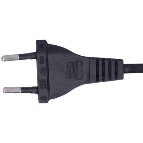 Cordon d'Alimentation Appareils Électriques - Cordon d'Alimentation PVC 1m pour Lampes Adaptateurs - C7 IEC-320 2.5A 0.75mm²