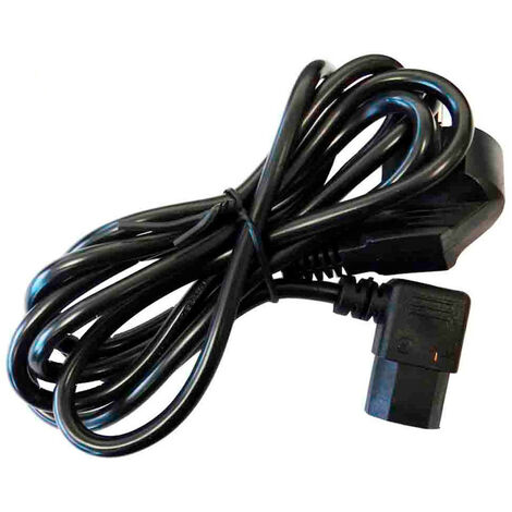 Cordon D'alimentation Avec Fiche Coudée Pc 2m Edm