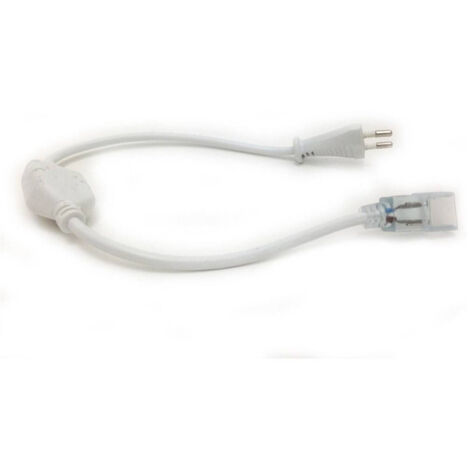 Cordon D'alimentation Avec Prise De Courant Pour Bande Led Striée Prise 220v