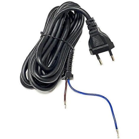 Cordon d'alimentation de remplacement pour tondeuse à cheveux 8147 8466 8467 (prise UE) - Voir image