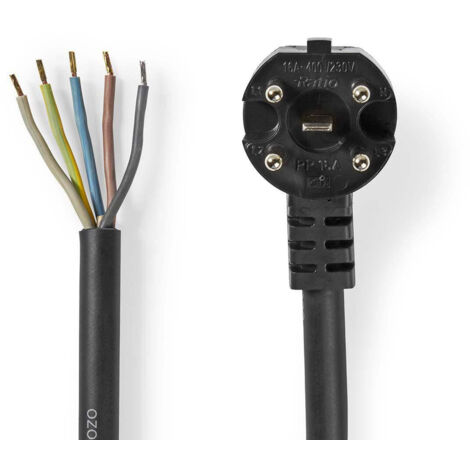 Cordon dalimentation pour four perilex ouvert 150 m noir