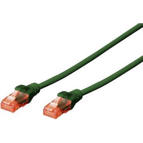 Cordon de brassage DIGITUS UTP cat. 6 1 m PVC vert
