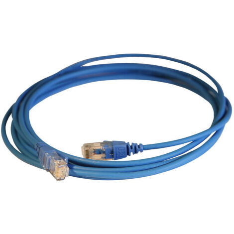 Cordon de brassage et utilisateurs RJ45 LCS³ catégorie 6 3m Bleu LEGRAND 051548