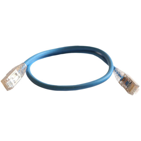 Cordon de brassage et utilisateurs RJ45 LCS³ catégorie6  0,5m Bleu LEGRAND 051540