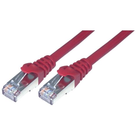 Cordon de brassage RJ45 CAT 6 F/UTP - 50cm Rouge