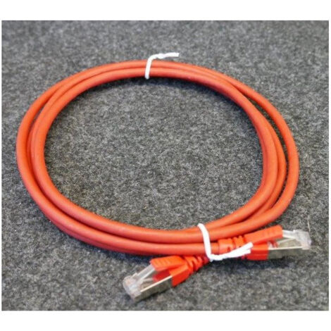 Cordon de brassage RJ45 catégorie 6 F/UTP écranté longueur 2m rouge pour réseau LSOH LCS² LEGRAND