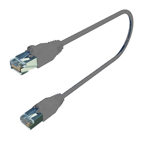 cordon de brassage rj45 catégorie 6 sftp longueur 2 mètres gris