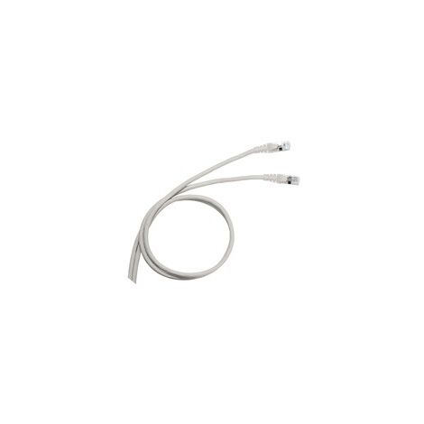 Cordon de brassage RJ45 LCS catégorie 5e F/UTP écranté impédance 100ohms longueur 1m LEGRAND 051640