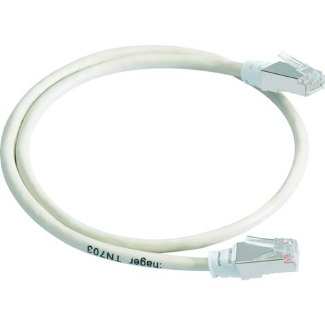CORDON DE BRASSAGE RJ45/RJ45 GRADE 1 LONGUEUR 0.6M TN703
