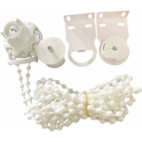 Cordon de Chaîne Perlé Vertical avec Clips de Connexion Chaîne de Store pour Stores à Enrouleur Et Stores Verticaux-LIAIKI