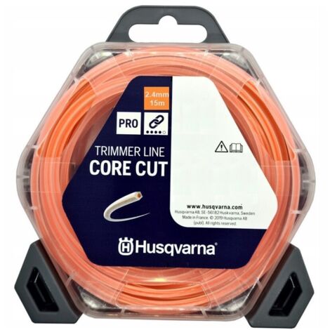 Cordon de coupe pour tronçonneuses et débroussailleuses Husqvarna CORECUT 2,4mmx15m ORIGINAL