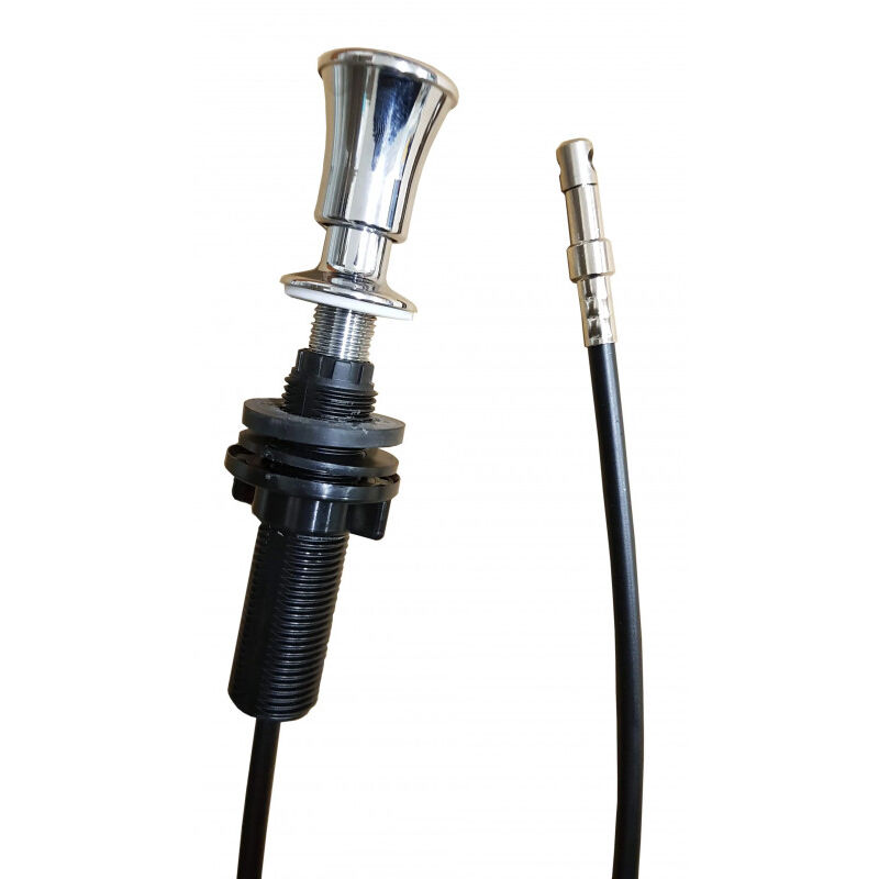 

Cordón de latón cromado, con cable para el taponamiento automático.