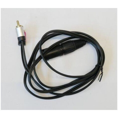 Cordon de liaison 1.2m XLR mâle + 2 x RCA mono-stereo Bouyer