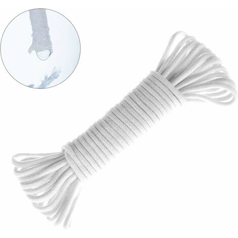 Cordon de mèche Capillaire à arrosage Automatique, mèche hydroponique Bricolage, Pot de jardinière à arrosage Automatique, Dispositif de système d'eau Automatique 4mm d'épaisseur 10m de long LO-Ron