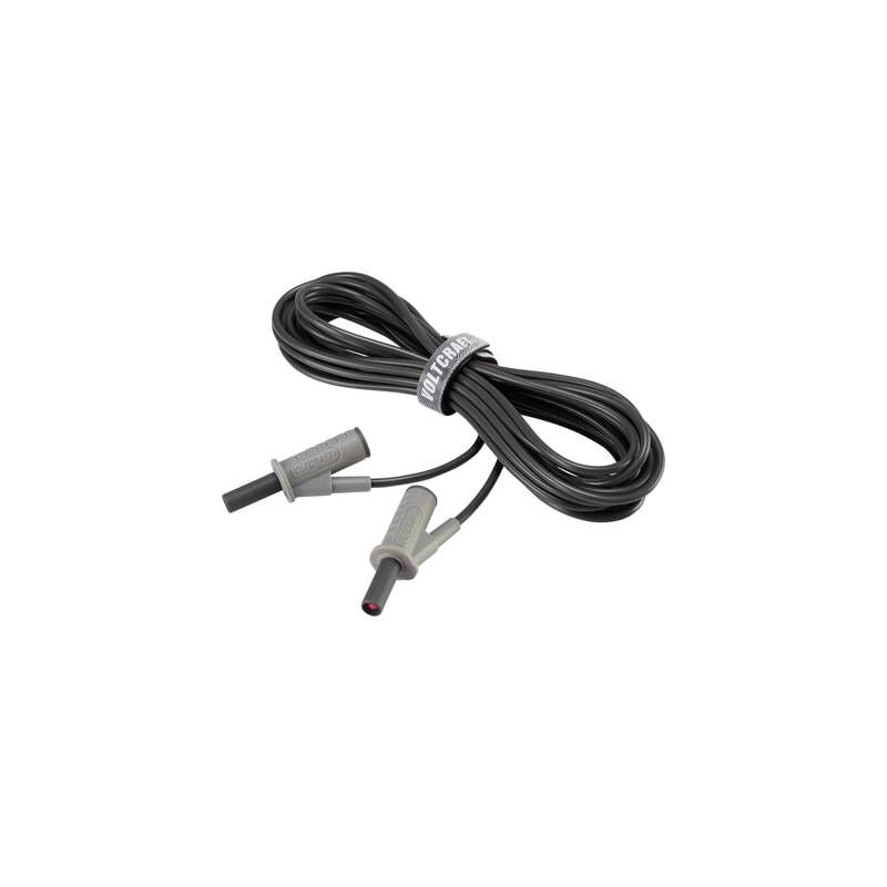 Voltcraft - cordon de mesure de sécurité[banane mâle 4 mm -banane mâle 4 mm ] ultra flexibles 5.00 M,NOIR,MSB-501 10 a VC-8063440