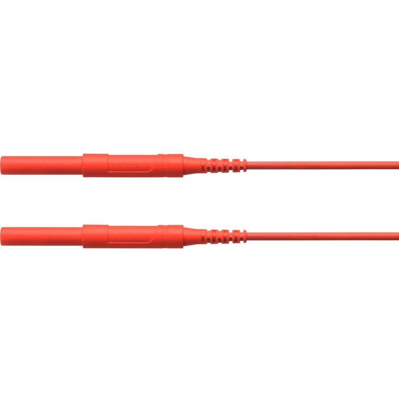 Hspl 8568 / AWG16 / 200 / rt Cordon de mesure de sécurité mâle 4 mm mâle 4 mm rouge 1 pc(s) - Schützinger