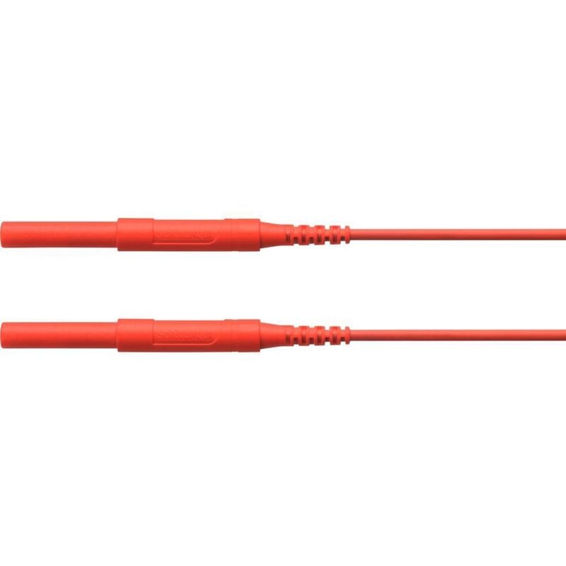 Schützinger - hspl 8568 / AWG16 / 50 / rt Cordon de mesure de sécurité mâle 4 mm mâle 4 mm rouge 1 pc(s)