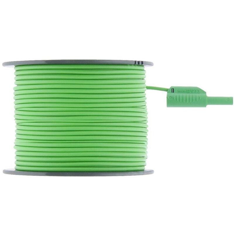 A 1163 Cordon de mesure de sécurité banane mâle 4 mm banane mâle 4 mm 50 m vert 1 pc(s) - Metrel