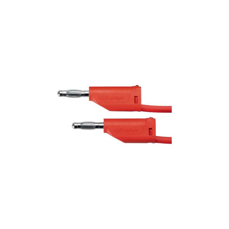 Cordon De Mesure Schützinger Mfk 15 1 100 Rt [mâle 4 Mm - Mâle 4 Mm] Rouge 1 Pc(S)