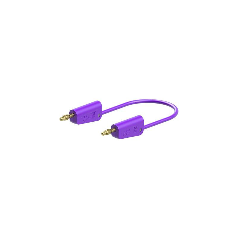 Cordon de mesure Stäubli LK-4A-F25 [ - ] 50 cm violet 1 pc(s) 64.1035-05026