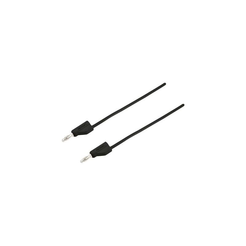 Voltcraft - cordon de mesure MSB-300-0.5-SW noir 0.5 m 1 pc(s)