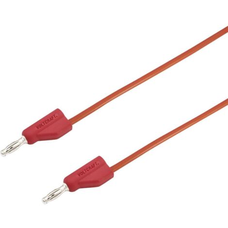 CORDON DE MESURE VOLTCRAFT MSB-300-1.5-ROT ROUGE 1.5 M 1 PC(S)