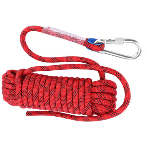 Cordon de parachute robuste en paracorde de 12 mm (rouge - 10 m)