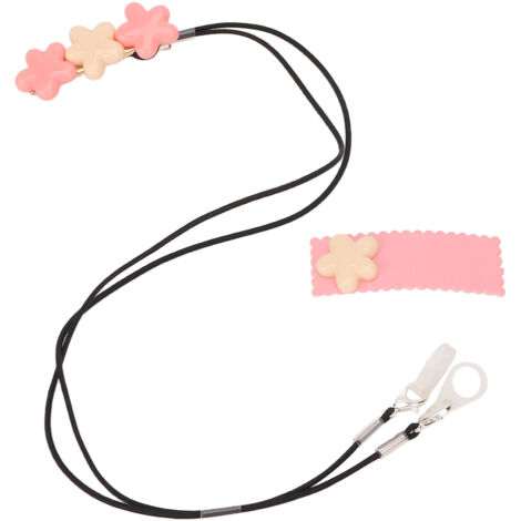 Cordon de Porte-Aide Auditive avec Clip Florale - Accessoire Pratique pour Jardin, Randonnée et Activités Extérieures