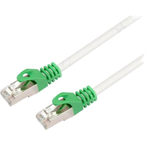 Cordon de raccordement S-FTP Cat.6 gris - 0.5m