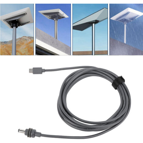 Cordon de satellite USB C vers DC, câble de remplacement prolongateur résistant à l'eau avec connecteur Mini USB C de satellite, 7m