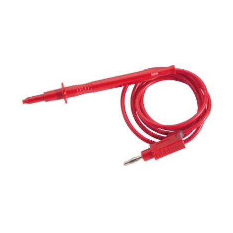 Cordon de test 4mm SAM, Rouge, 12A, long. 1m ( Prix pour 1 )