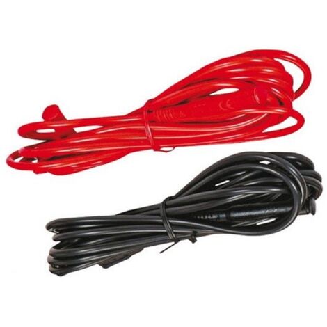 Cordon de test Chauvin Arnoux, Noir, Rouge, long. 3m ( Prix pour 1 )