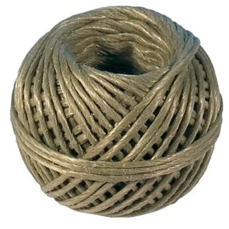 Cordon d'emballage 2,5 mm chanvre boule colorée 100 m