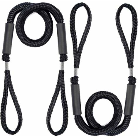 Cordon Elastique Amarre Cordon Bateau Corde d'amarrage Sangle de Mouillage Corde Élastique Amarre pour Bateau Accessoires 2 pièces