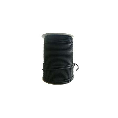 Cordon Élastique Noir - ø 4 mm. x 200 m.