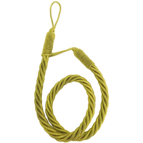 CORDON - Embrasse rideau textile Coloris - Vert mousse