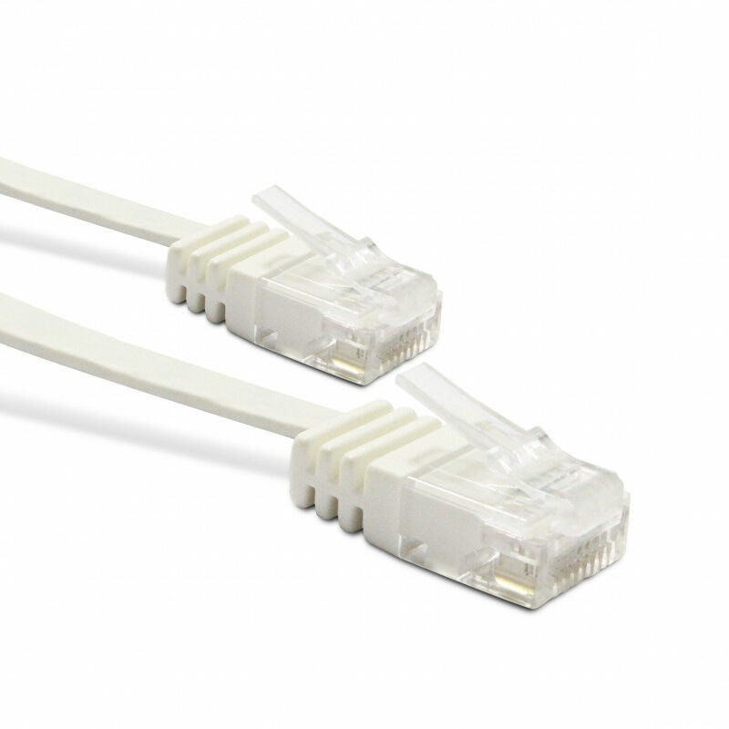 Câble Ethernet RJ45 cat 6a mâle/mâle droit plat - ftp 3 m