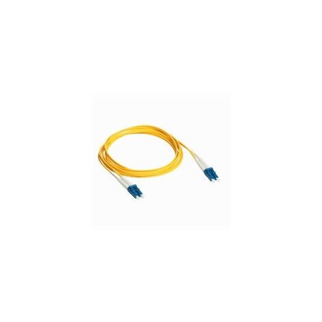 Cordon fibre optique 1m LC/LC OS 1 monomode duplex jaune 9/125 micron LEGRAND 032606