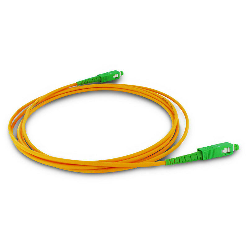 Metronic - Cordon fibre optique monomode 9/125 - G657A2 - 5 m - orange et vert