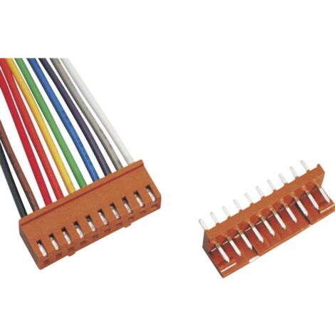 Cordon fil à carte assemblé BKL Electronic 072508 Nbr total de pôles 10 Pas: 2.50 mm 1 set Q719172