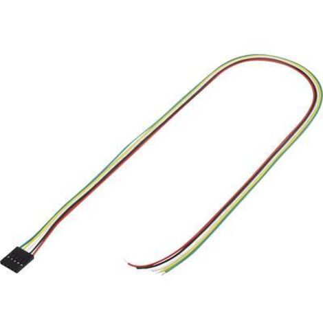 Cordon fil à carte assemblé TRU COMPONENTS 1244005 Nbr total de pôles 5 Pas: 2.54 mm 1 pc(s) S831381