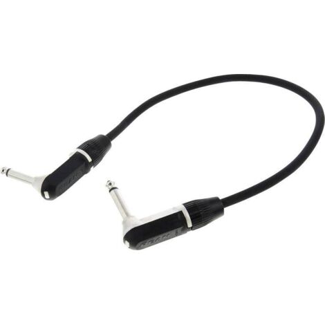 Cordon Jack [1x Jack mâle 6.35 mm - 1x Jack mâle 6.35 mm] Cordial CFI 1,5 RR noir 1.50 m