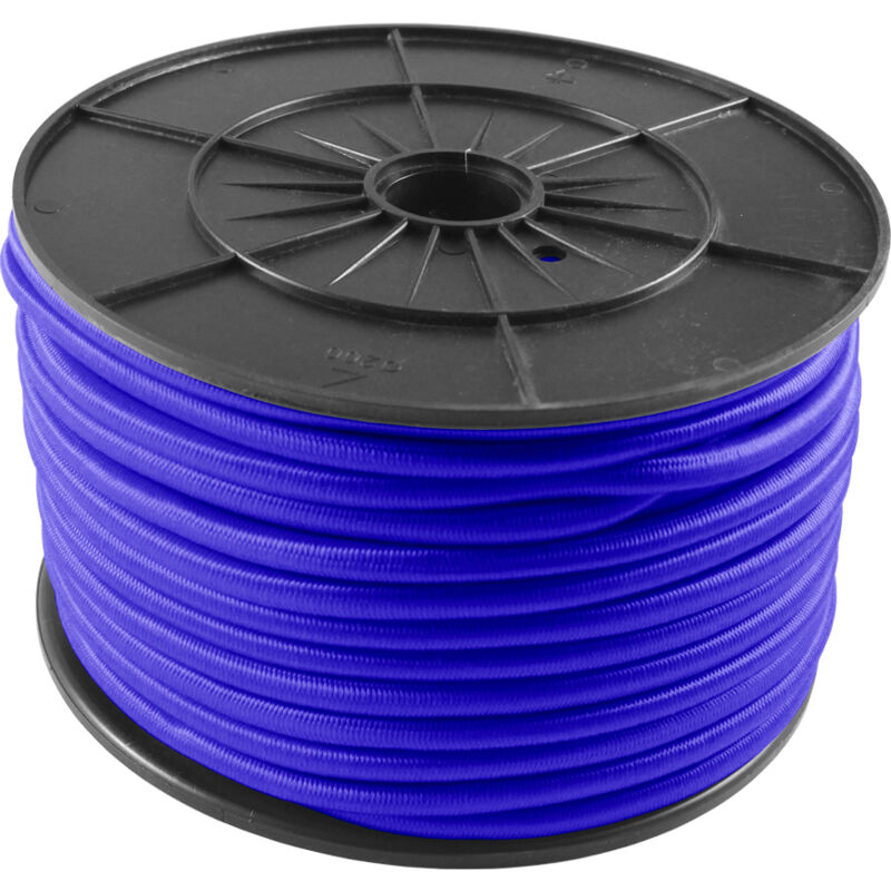 Cordon élastique 8 mm bleu