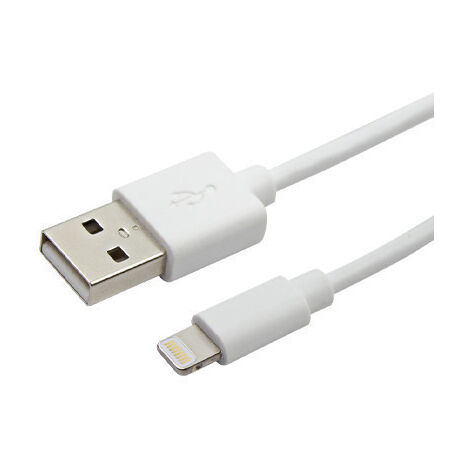 Cordon Lightning USB MFi blanc pour charge et synchronisation 1 mètre - FUJIONKYO - 423800