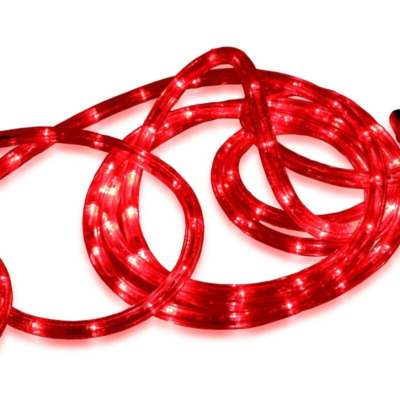 Cordon lumineux led multicolore extérieure - 6, 10, 18 ou 40 mètres - 24 mètres - Rouge