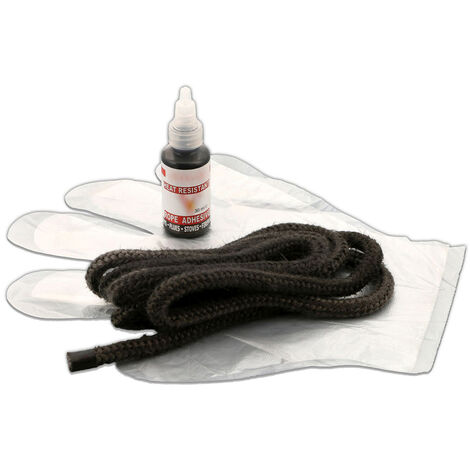Cordón para estufa con pegamento - 8 mm - 2 m